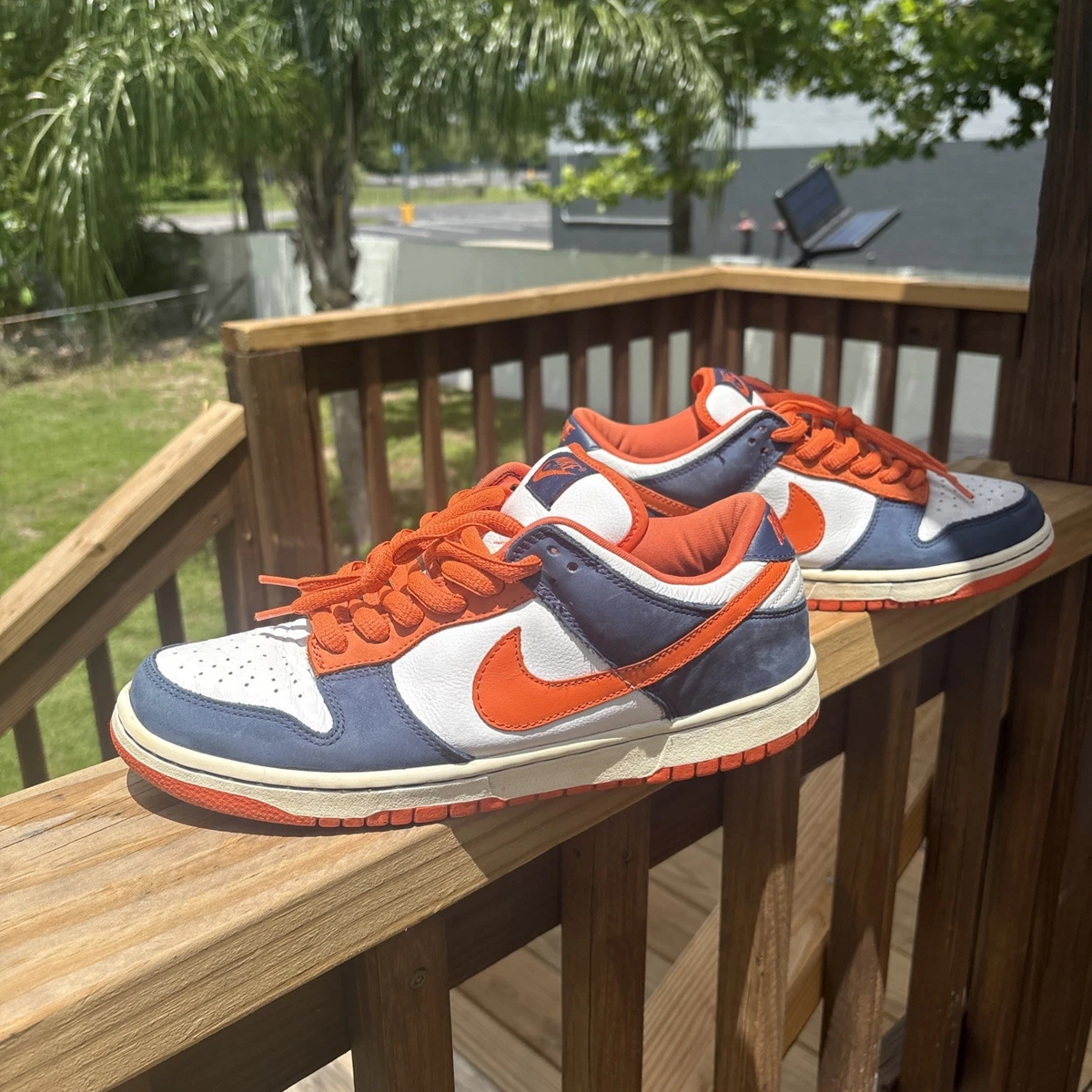 靴 nike dunk low pro sb Broncos Nike Dunk Pro SB Low Broncos for Sale - Authenticity Guaranteed - eBay