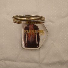 Flexeril Lucite Metal Ring Letter Holder Merck Co Drug Rep Promo Pharma Vintage