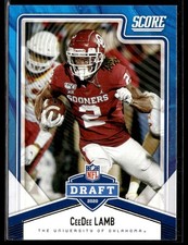 2020 Score #NFL-8 CeeDee Lamb NFL Draft Rookie Cowboys Football Card 0303J. rookie card picture