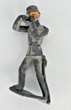 Vintage Timpo Lead Soldier U.S. WWII G.I. Bazooka Infantryman 1950s Rare