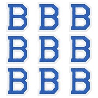 "BüGelbuchstaben 9 StüCk 2\"/5Cm Alphabet B Applikation (Dunkelblau)"