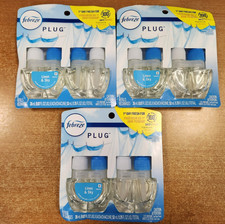 3-2 Packs: Febreze Plug In Air Freshener Refills - Linen  Sky  6 Ct  3C-2996 