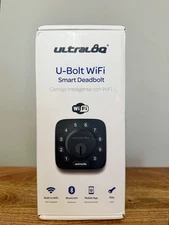 ULTRALOQ U-Bolt WiFi Smart Lock, Keyless Entry Door App Control Keypad Deadbolt