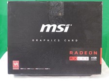 MSI Radeon RX 480 4GB GDDR5 Graphics Card   VR Ready, DX12, Boxed 