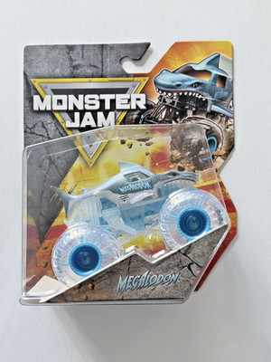 Monster Jam Megalodon - Clear Tires - Series 1 - Fast Free Shipping - Brand New
