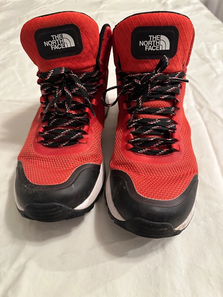 Botas de caminhada North Face femininas tamanho 10 vermelhas Futurelight bom estado - Imagem 2 de 4