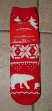 NEW Soft Stretchy Unisex Kid M/L Shoe Sz 2-5 Holiday Christmas 2 Pr Crew Socks