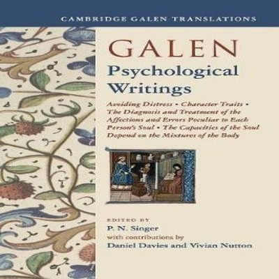 Galen Psychological Writings Cambridge University Press Paperback
