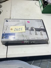 Glacier Bay Irena 8 in. Widespread 2-Handle Bathroom Faucet in Brushed Nickel