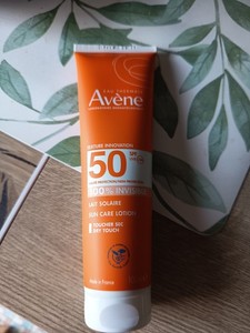 Avène Lait solaire FPS 50 100 ml Toucher sec 100% invisible UVA 12M