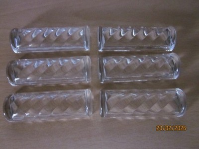 6 Messerbänkchen TCM aus Glas