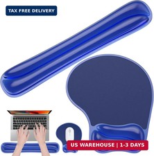 Gel Mouse pad  Keyboard Wrist Rest Set, Ergonomic Keyboard and Mousepad with Wr