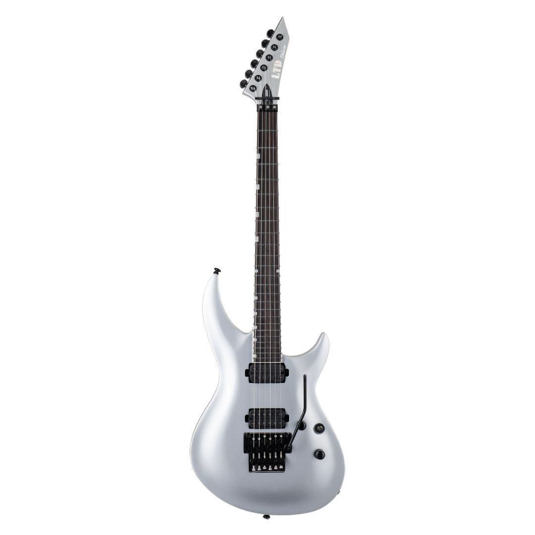 ESP LTD H3 1000FR 6 String Electric Guitar Metallic Silver 192890₽