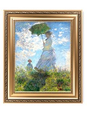 - The Walk, Woman with a Parasol 1875 , Claude Monet Art Reproduction. Gicle...