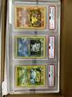 1999 Pokemon Base Set Trio Charizard, Blastoise, Venusaur PSA 6!