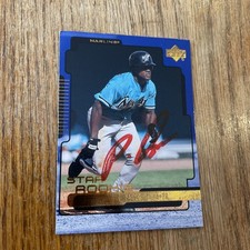 PABLO OZUNA 2000 Upper Deck Star Rookie #290 AUTOGRAPHED Card Florida Marlins. rookie card picture