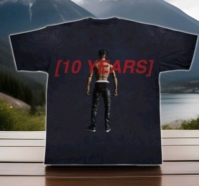 Travis Scott Rodeo 10 Years Action Figure Tee, Cactus Jack T-Shirt