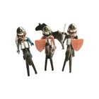 Playmobil Geobra Vintage Knight Set Chrome