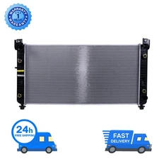 2537 Aluminium Radiator for 2001-2002 Chevy Silverado GMC Sierra 2500 3500 8.1L