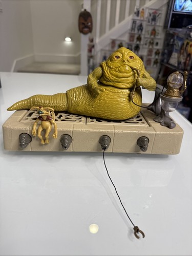 Vtg Star Wars Jabba The Hutt Complete Playset From 1983 Hong Kong Kenner