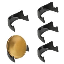 Coin Display Stands, 5Pcs Mini Coin Easel Presentation Holder, Black