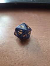 Chessex Speckled Golden Cobalt D20 Die