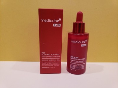 Medicube 1 Min ~ Red Succinic Acid Peel ~ Wash off peeling Serum ~ 1.14 floz NIB