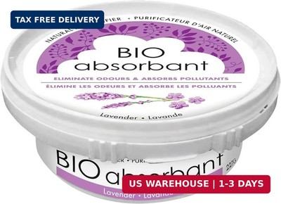 ATTITUDE Bio Absorbant Air Purifier with Activated Carbon, Plant- and Mineral-Ba