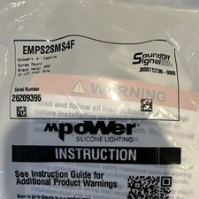 Sound Off Signal Emps2sms4f Dual Color Amberwhite 4 Fascia Led Light Head