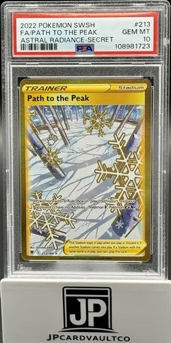 Pokémon 2022 Astral Radiance Path To The Peak PSA 10 Gem Mint 213/189