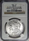 1886 BRILLIANT UNCIRCULATED OLATHE HOARD MORGAN DOLLAR - WG1