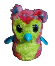 Hatchimal Fabula Forrest green and pink owl Spin Master Tested In Working Cond.