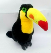 FAO Schwarz Toucan Bird 14" Plush Stuffed Animal Multicolor 2016