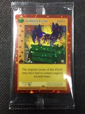 Disgruntled Games TCG Dumpster Fire Set 2 card #1/7 new/factory sealed