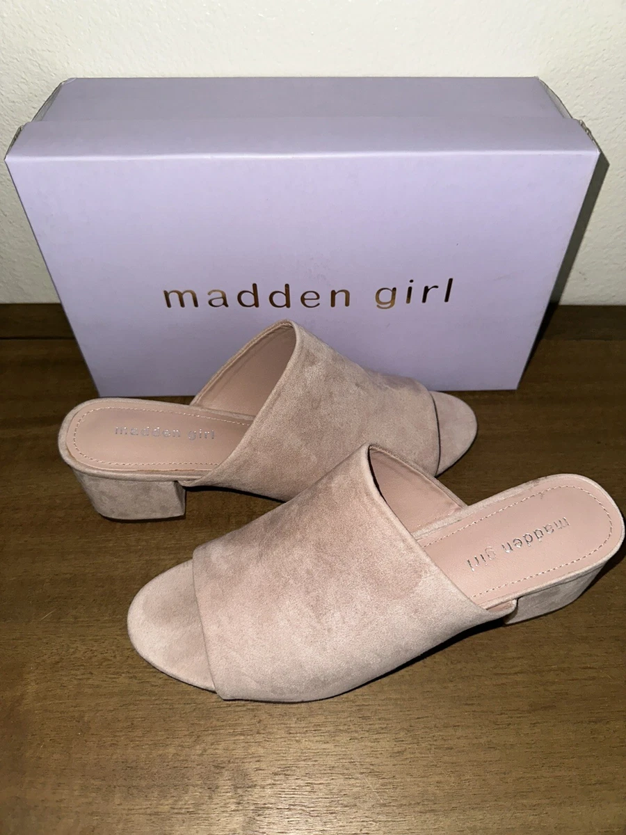 Steve madden suede slides sale