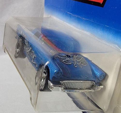 1997 Hot Wheels '57 T-Bird #685 Mattel Tattoo Machine Series 1 of 4 Blue Lifted - Picture 6 of 12