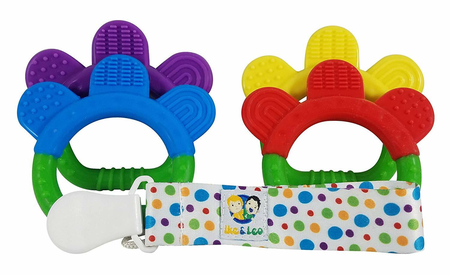 ike and leo teething toys