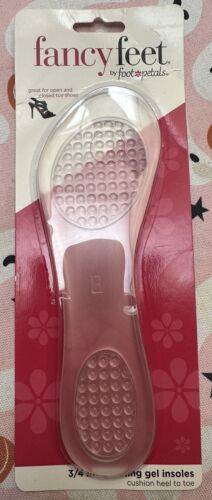 Fancy Feet By Foot Petals Women's 3/4 Gel Insole- Size M US- Cushion Gel Insoles