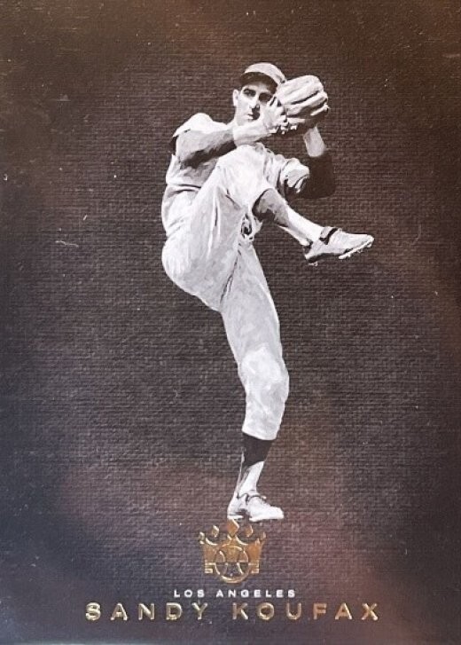 2022 Diamond Kings Blackout Sandy Koufax #BO-15 SSP