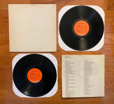 The Beatles - White Album 2-LP Capitol SWBO 101 1976 Pressing Orange Label
