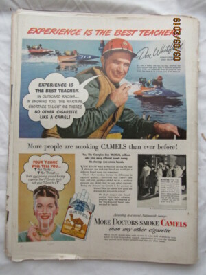 which camel cigarettes are the best MOST FAMOUS CIGARETTE BRANDS OF ALL TIME VTG 1947 Original Magazine Ad