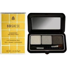 Borghese Shadow Milano Trio Eye Shadow Trio - IL BACIO GRAY - 30 .14oz/4g BNIB