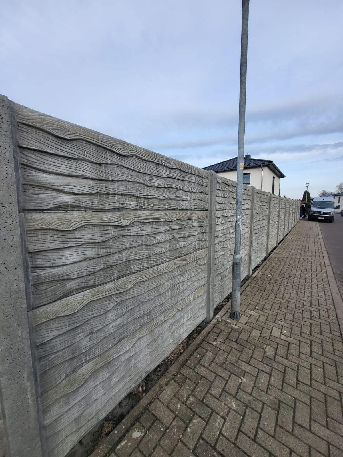 20m Betonzaun inkl LIEFERUNG und Entladung Sichtschutz Zaun