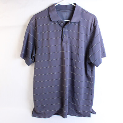 Tasso Elba Golf Purple-Gray Polo Herren Größe XL
