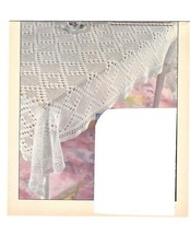 Filet tablecloth  265-41A vintage crochet pattern