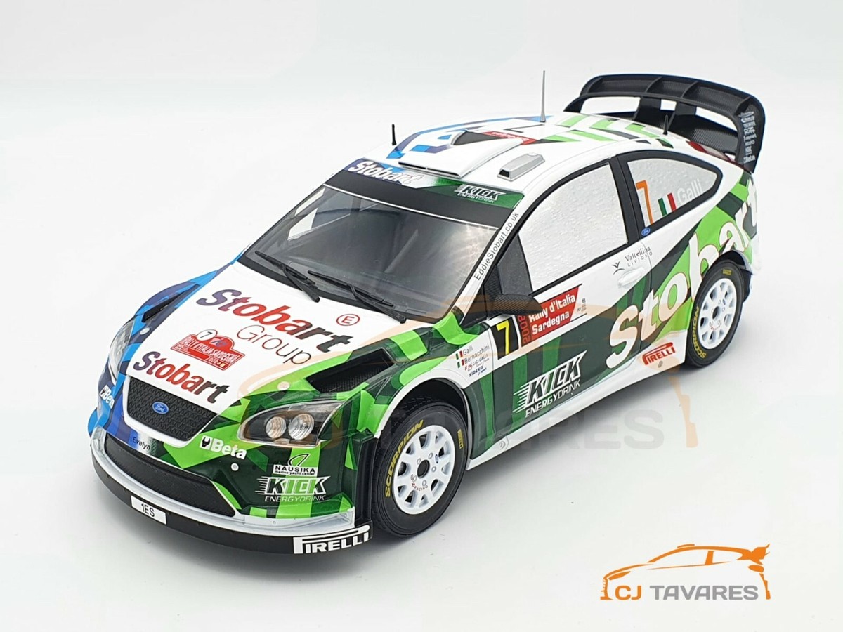 ALTAYA IXO FORD FOCUS WRC #7 GALLI BERNACCHINI RALLY D'ITALIA