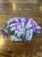 Disneyland Crewneck Sweatshirt Mickey Mouse Tie Dye Walt Disney Small