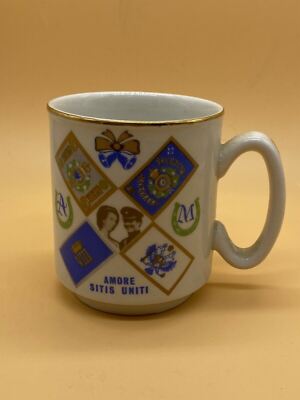 Retro Wilson's by Paignton Gedenktasse Porzellan Prinzessin Anne & Mark Phillips