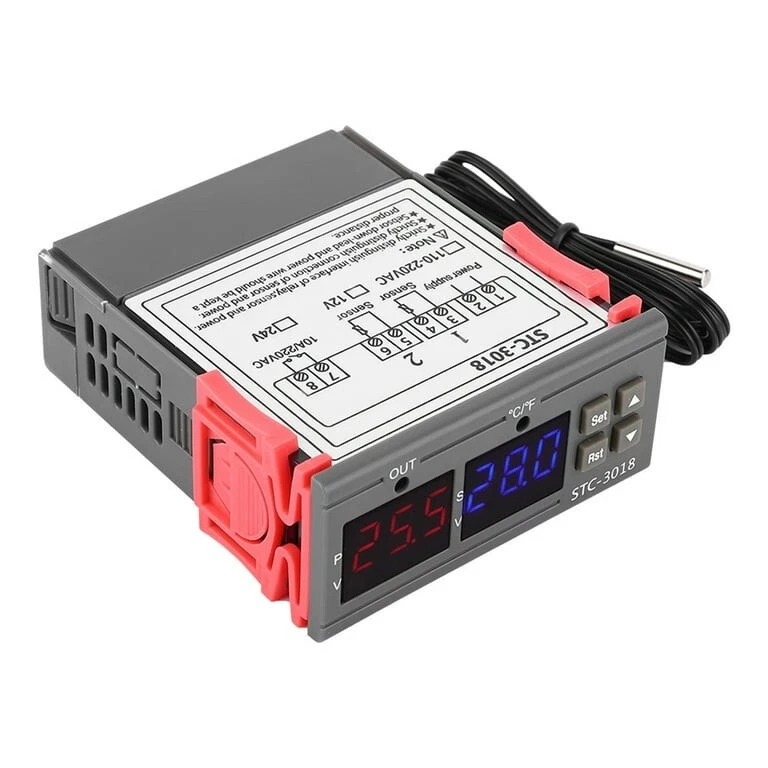 STC-3018 Digital Temperature Controller Sensor Thermostat with NTC Cable  - Image 3 of 4