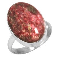 Natural Pink Thulite Gemstone Ring 925 Sterling Silver Jewelry Size O Nm52610 Natural Pink Thulite Gemstone Ring 925 Sterling Silver Jewelry Size O Nm52610
